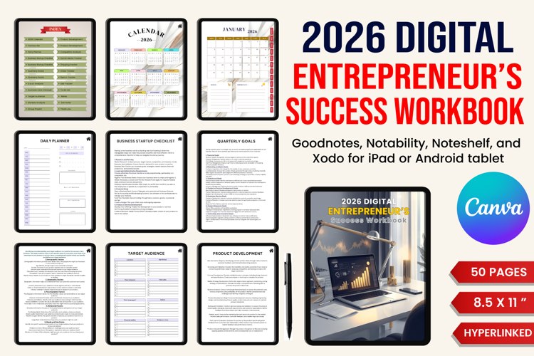 2026 Digital Entrepreneur’s Success Workbook