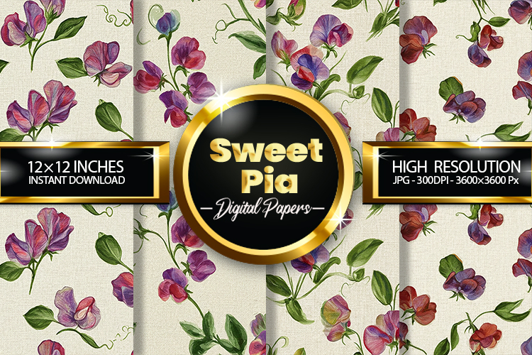Sweet Pia Digital Papers - 04 Variations