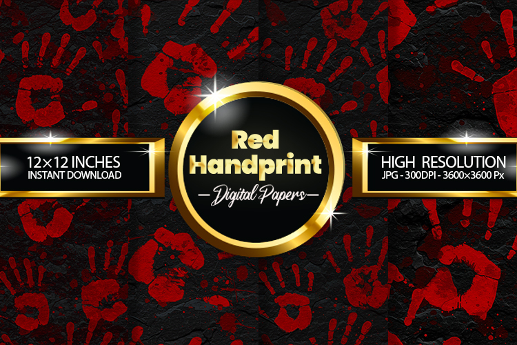 Handprint Clipart Image 6