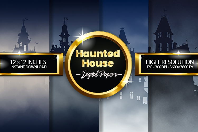 Haunted Mansion Silhouette Image 15