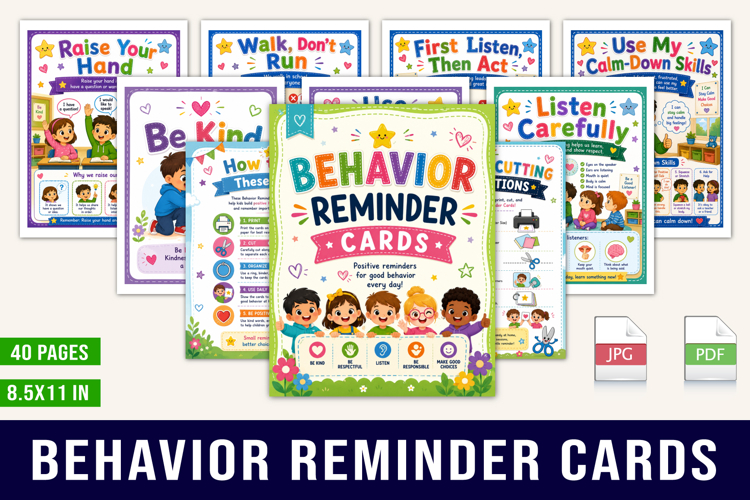 Behavior Reminder Cards