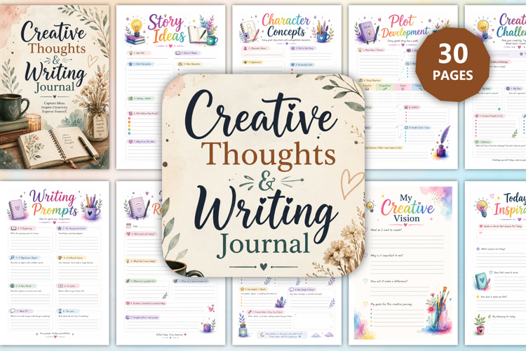 Creative Thoughts & Writing Journal