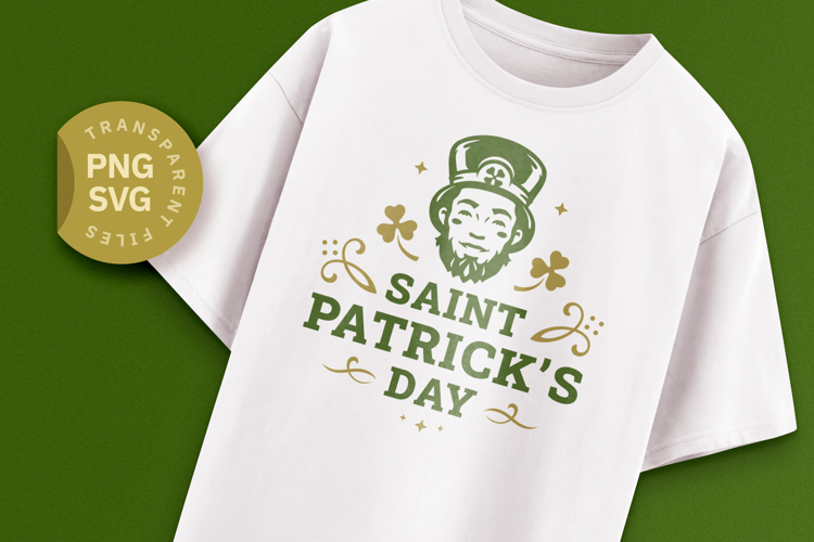 Saint Patricks Day Leprechaun SVG