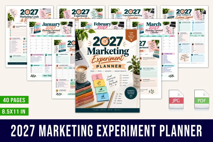 2027 Marketing Experiment Planner