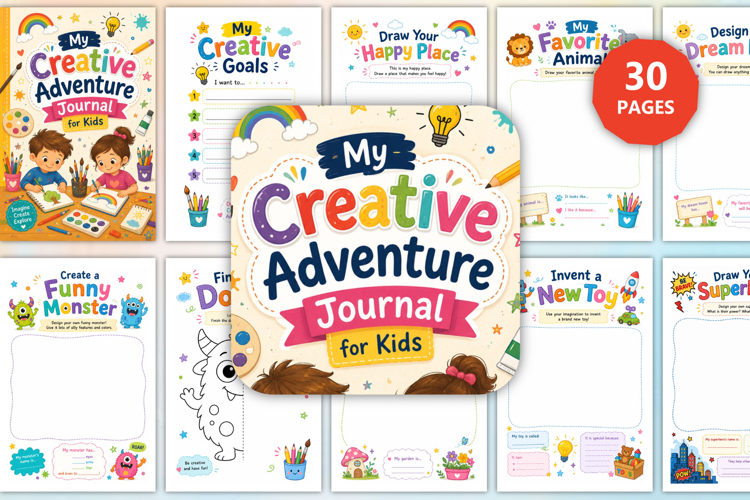 Creative Adventure Journal for Kids
