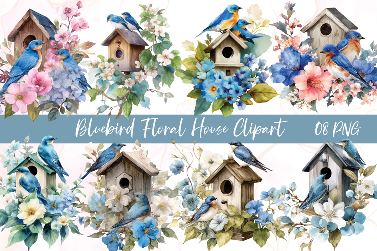 Bluebird Clipart Image 9