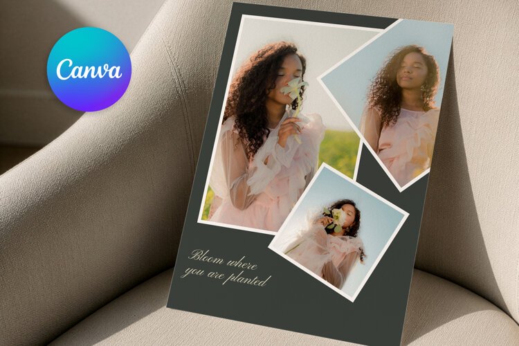 Photo Collage Template | Editable Canva Design example image 1