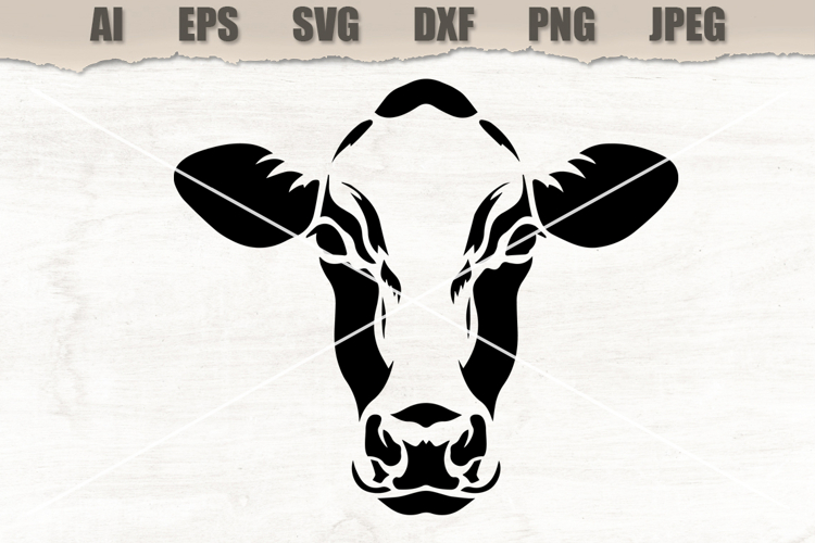 Dairy Cow Silhouette Image 23