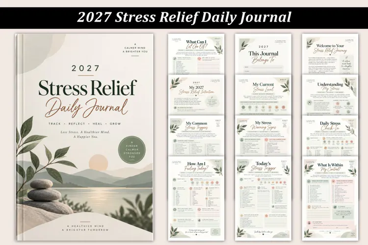 2027 Stress Relief Daily Journal