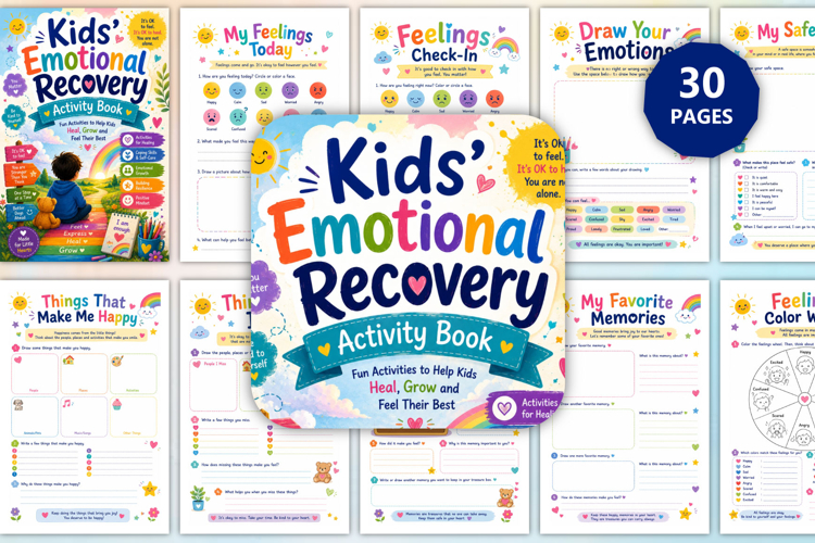 Kids Emotional Recovery Activity Book