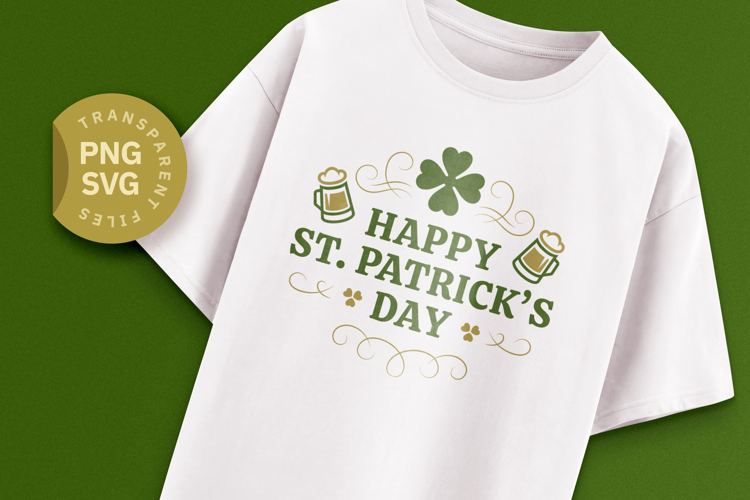 Happy St. Patricks Day Beer   Clover SVG