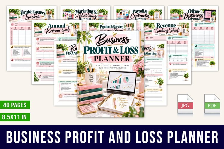 Business Profit & Loss Planner example image 1