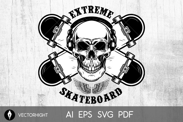 Skateboard Illustration Image 4