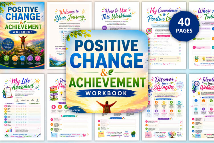 Positive Change & Achievement Workbook example image 1