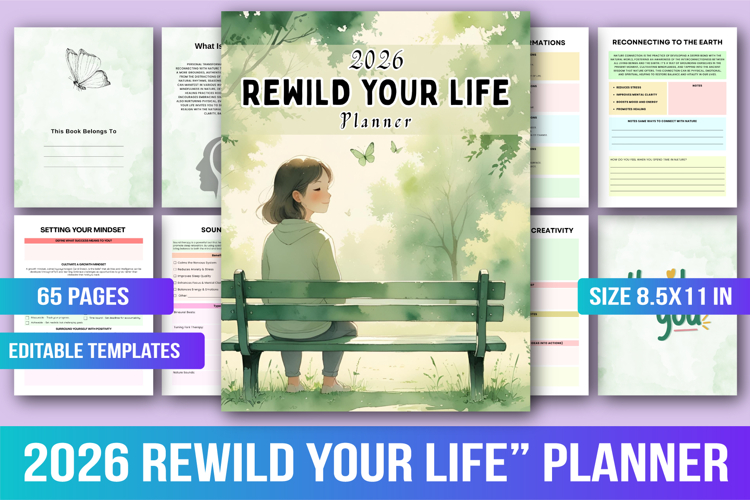 2026 Rewild Your Life Planner