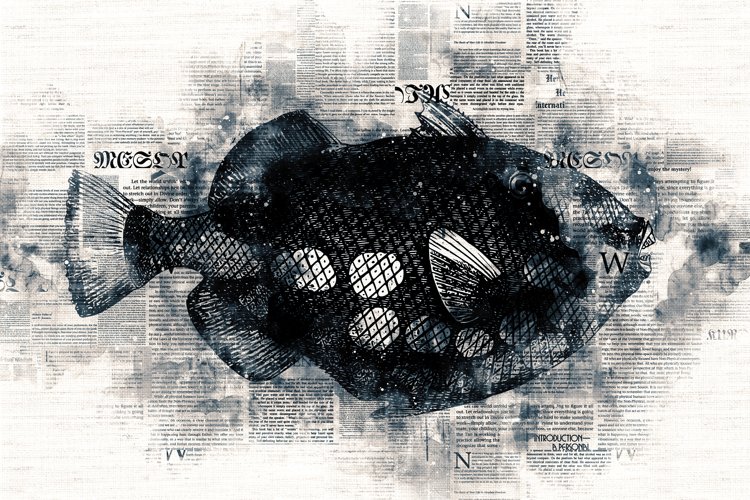 Printable CUTE FISHES 7 different formats Pack 37