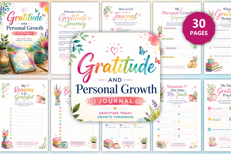 Gratitude Growth Journal