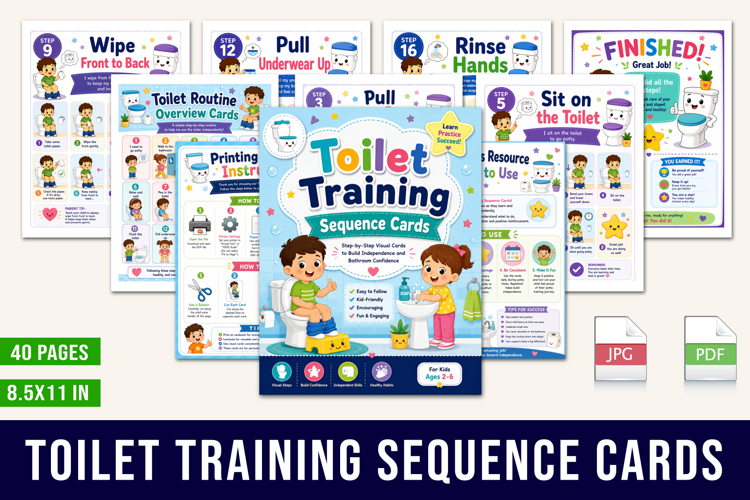Toilet Training Sequence Cards