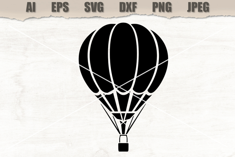 Stencil Hot Air Balloon