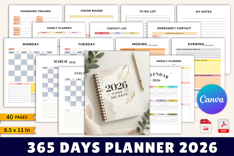 65 Days Planner 2026