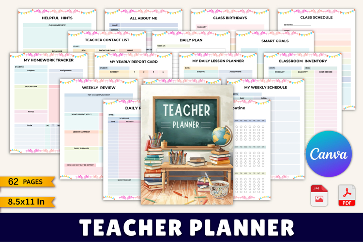 Teacher Planner Canva