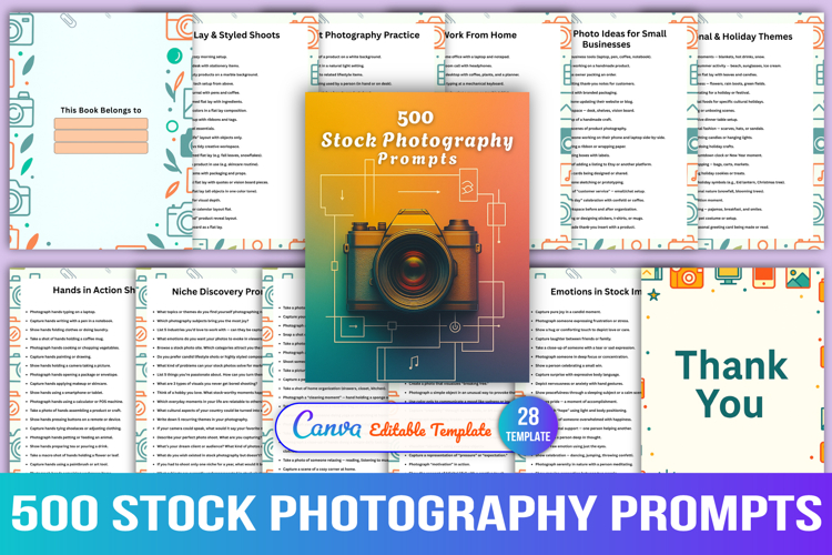 500 Stock Photography Prompts