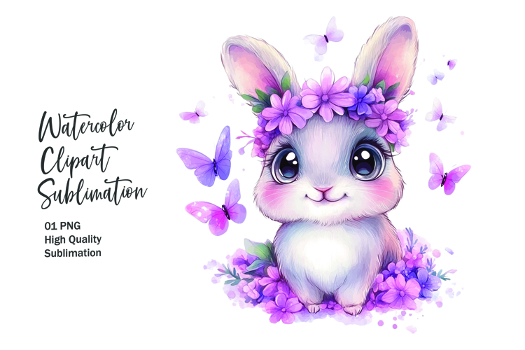 Watercolor Flower Clipart