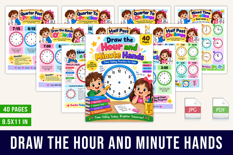 Draw the Hour and Minute Hands