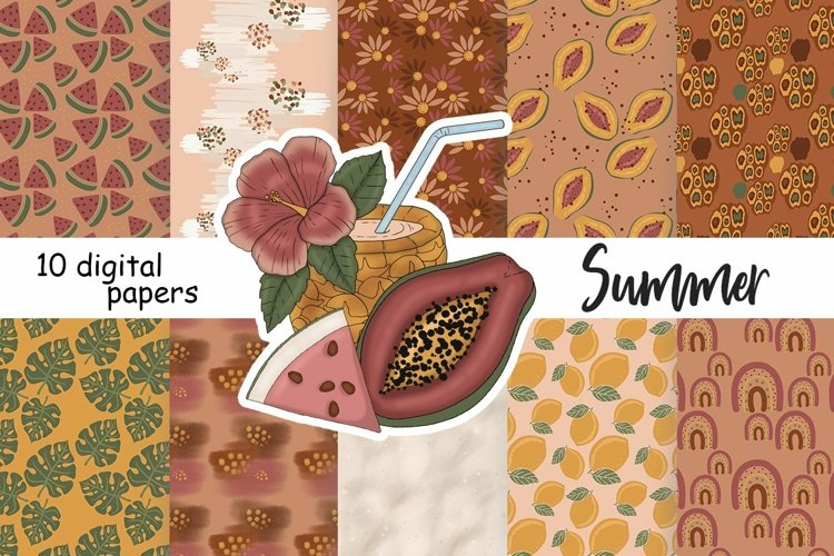 Summer Digital Paper Image 20