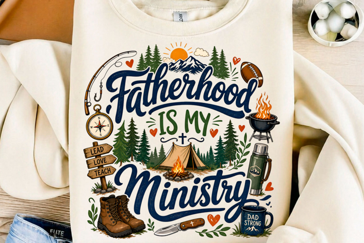 Ministry Camping Dad PNG