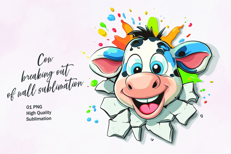 Cartoon Cow Image 10