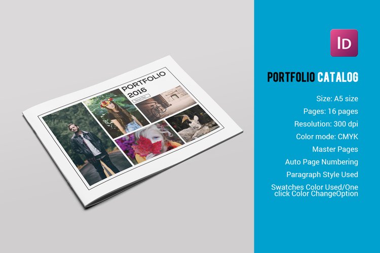 Photographer Portfolio Brochure, Indesign Template example image 1