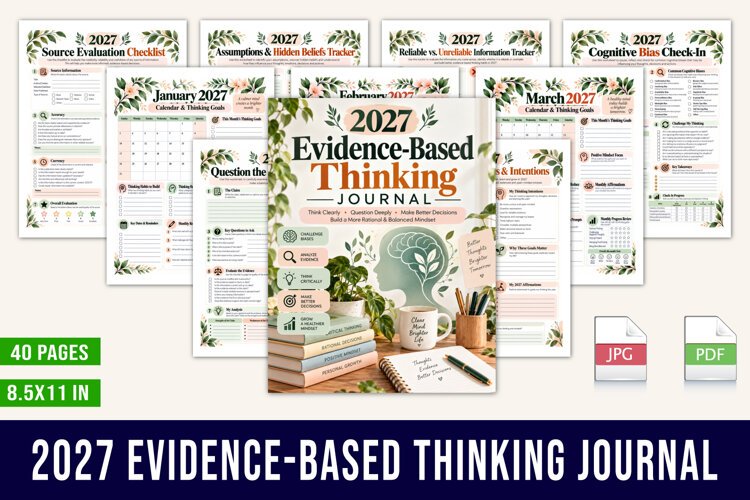 2027 Evidence-Based Thinking Journal example image 1