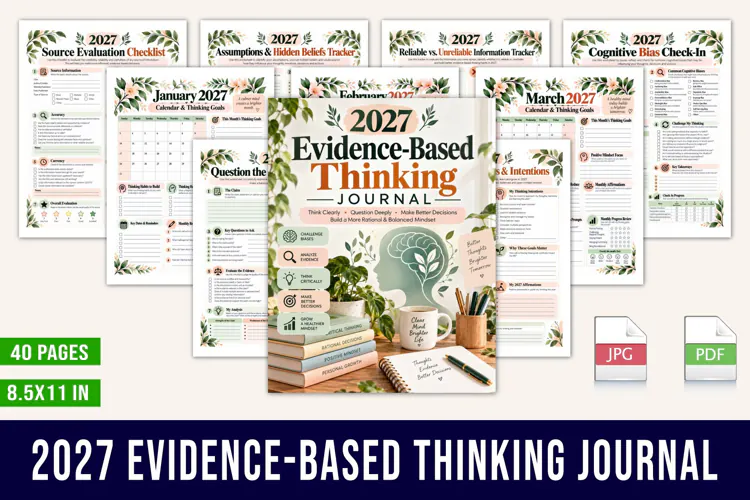 2027 Evidence-Based Thinking Journal