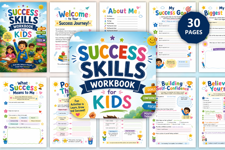 Success Skills Workbook for Kids