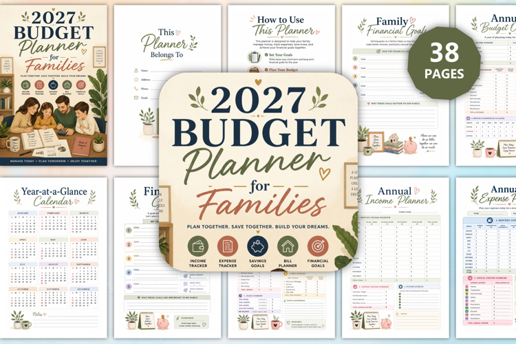 2027 Budget Planner for Families