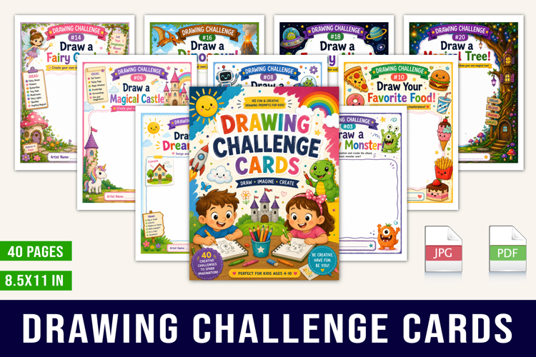 Drawing Challenge Cards