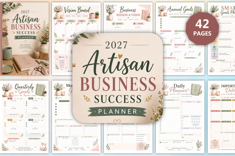 2027 Artisan Business Success Planner