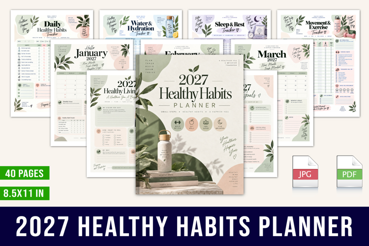 2027 Healthy Habits Planner