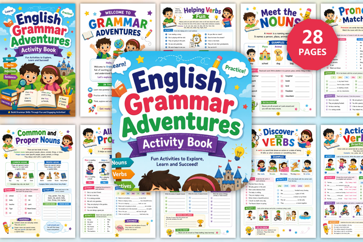 The English Grammar Adventures Activity Book