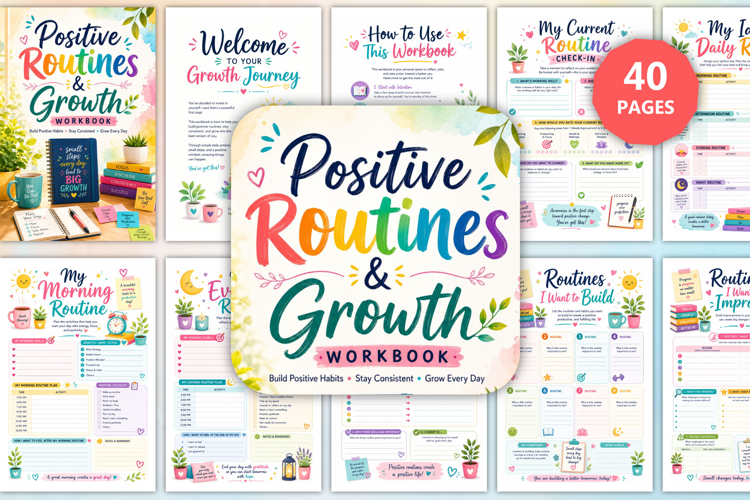 Positive Routines & Growth Workbook