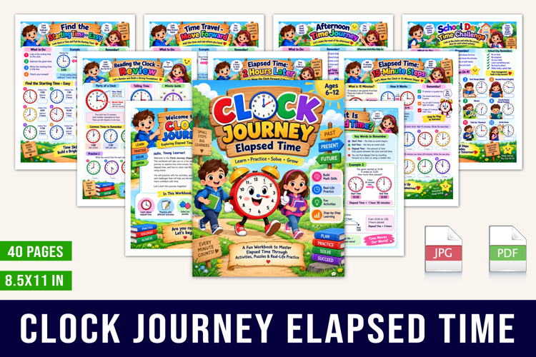 Clock Journey: Elapsed Time