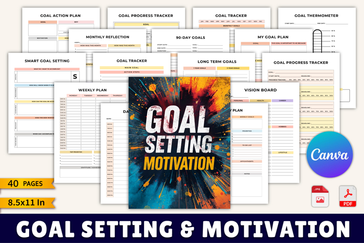 Goal Setting & Motivation Planner