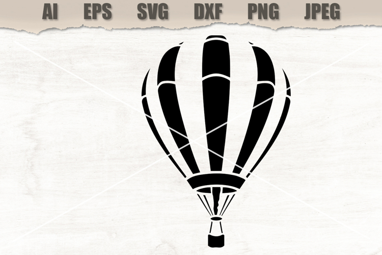 Stencil Hot Air Balloon