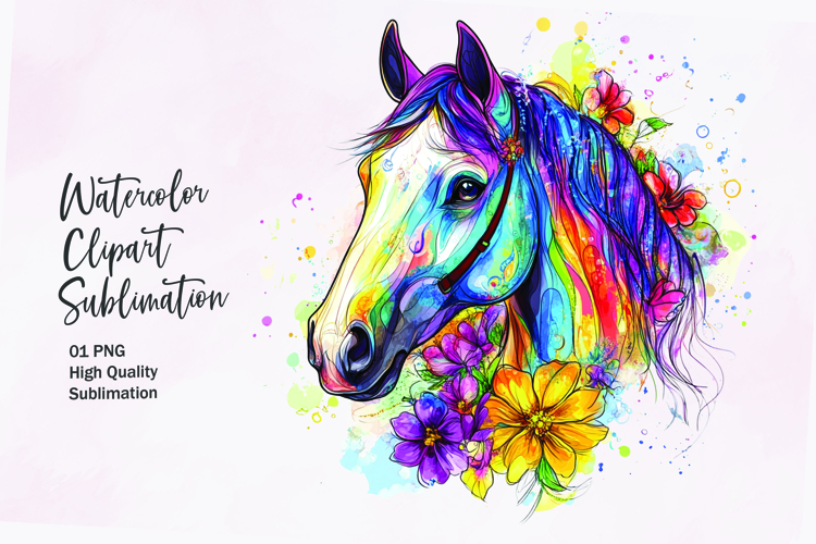 Horse Head Clipart Image 20