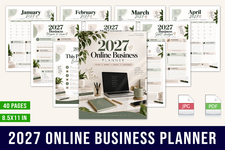 2027 Online Business Planner
