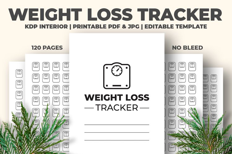 Weight Loss Tracker KDP Interior example image 1