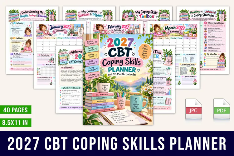 2027 CBT Coping Skills Planner