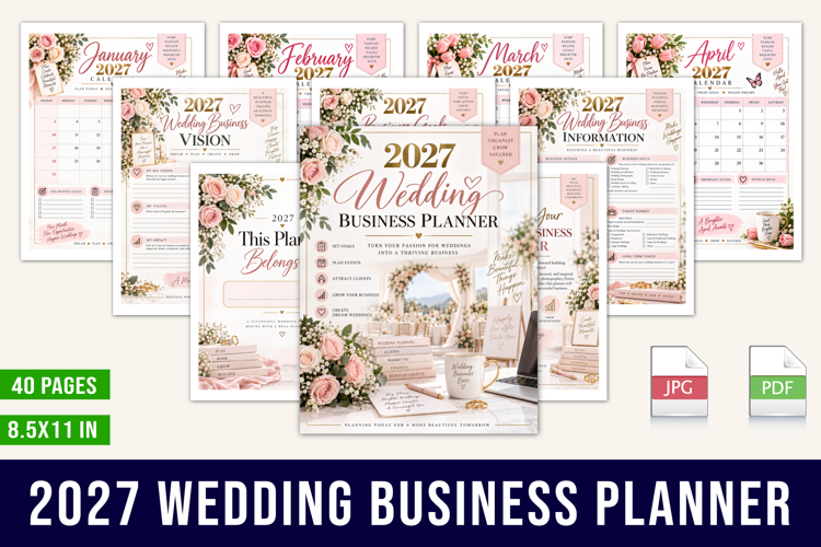 2027 Wedding Business Planner