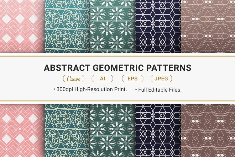 Geometric Seamless Pattern Image 6